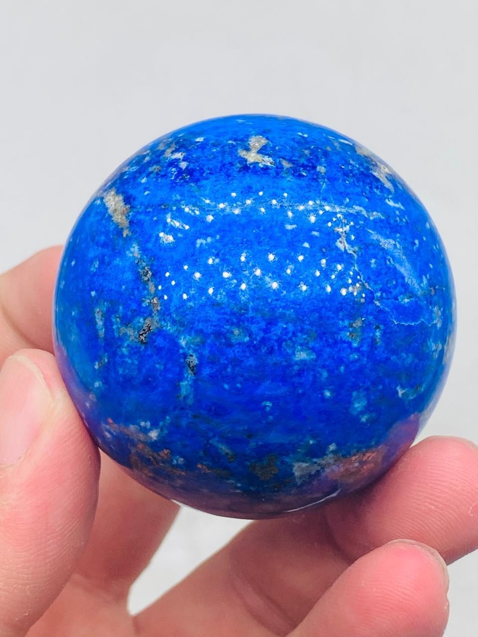 Lapis Lazuli Sphere Royal Blue Healing Crystal Premium Quality Gemstone