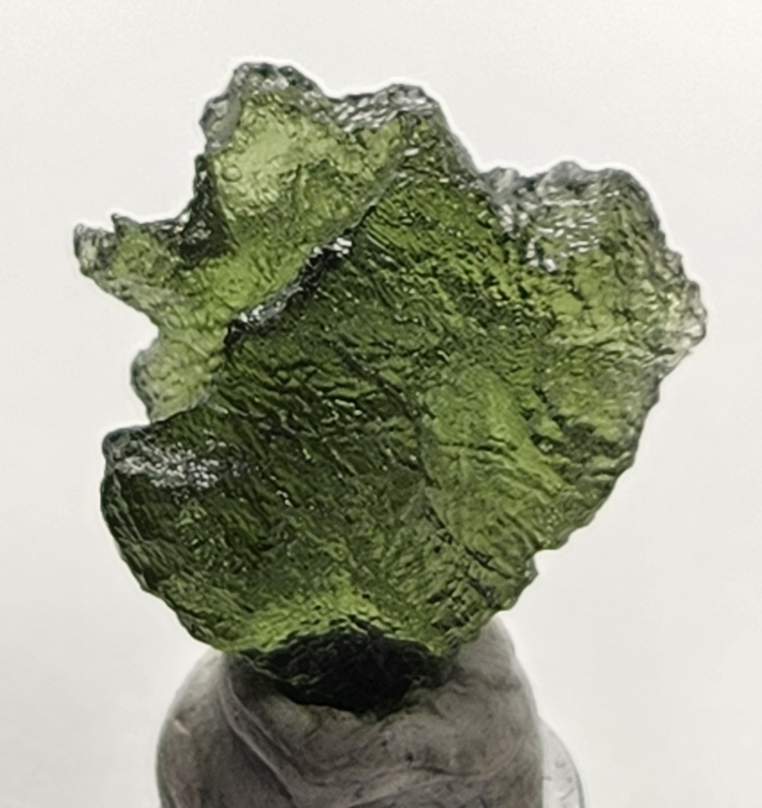 Top A++ 2.64g Gem Green Moldavite Crystal Chlum Czech Republic Minerals Crystals