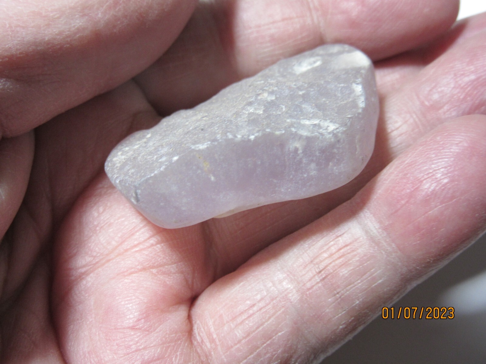 Natural Yttrium Fluorite Tumbled Crystal 1 7/8″ Mineral Collectible Reiki YFTM-1