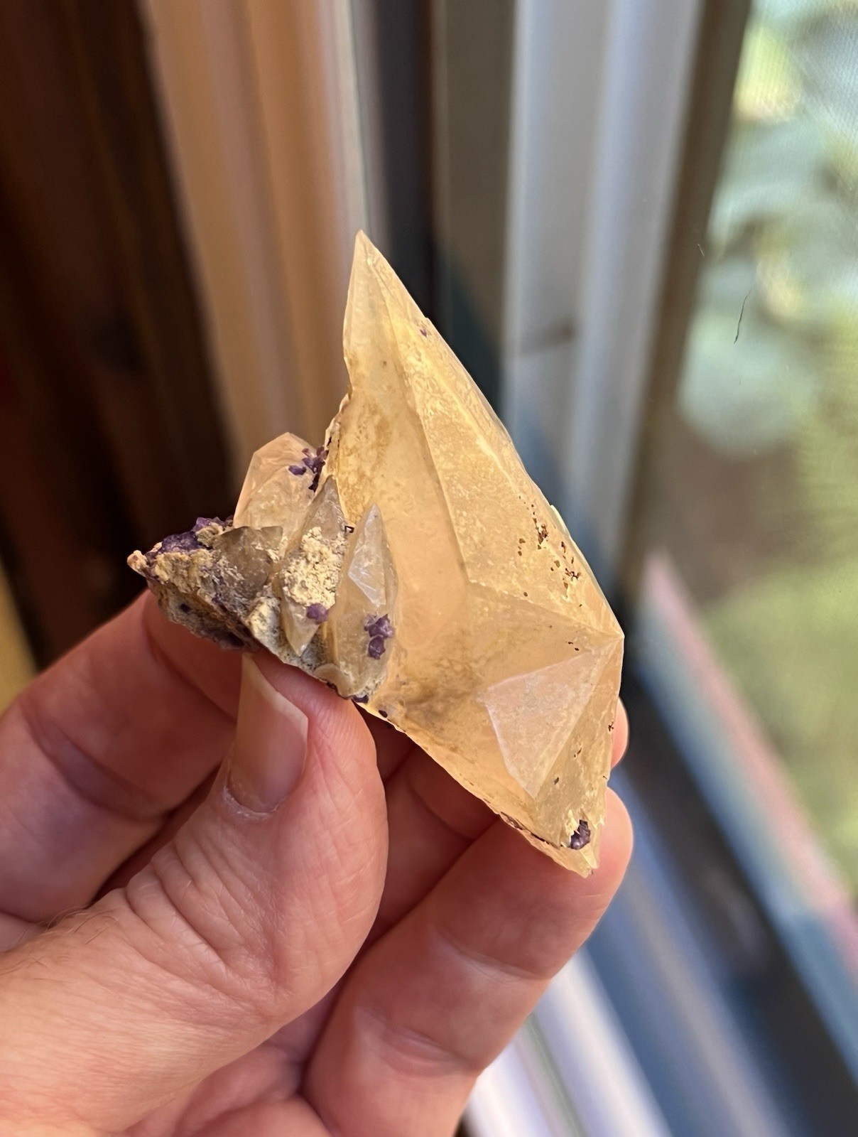 Calcite with Fluorite Mundy’s Landing Kentucky *Remarkable Twinning *Watch Video