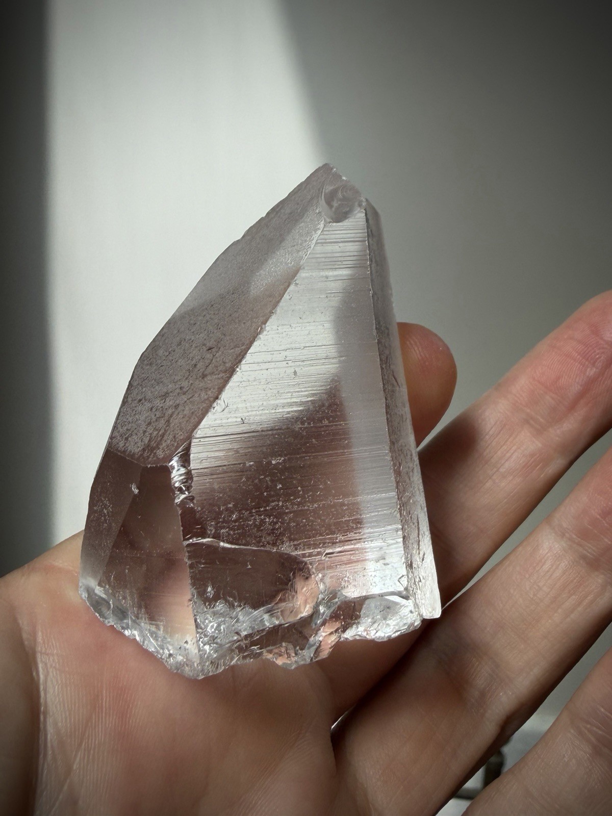 Lemurian Quartz Crystal Optical Quartz Self Healed Quartz Brazil Crystal