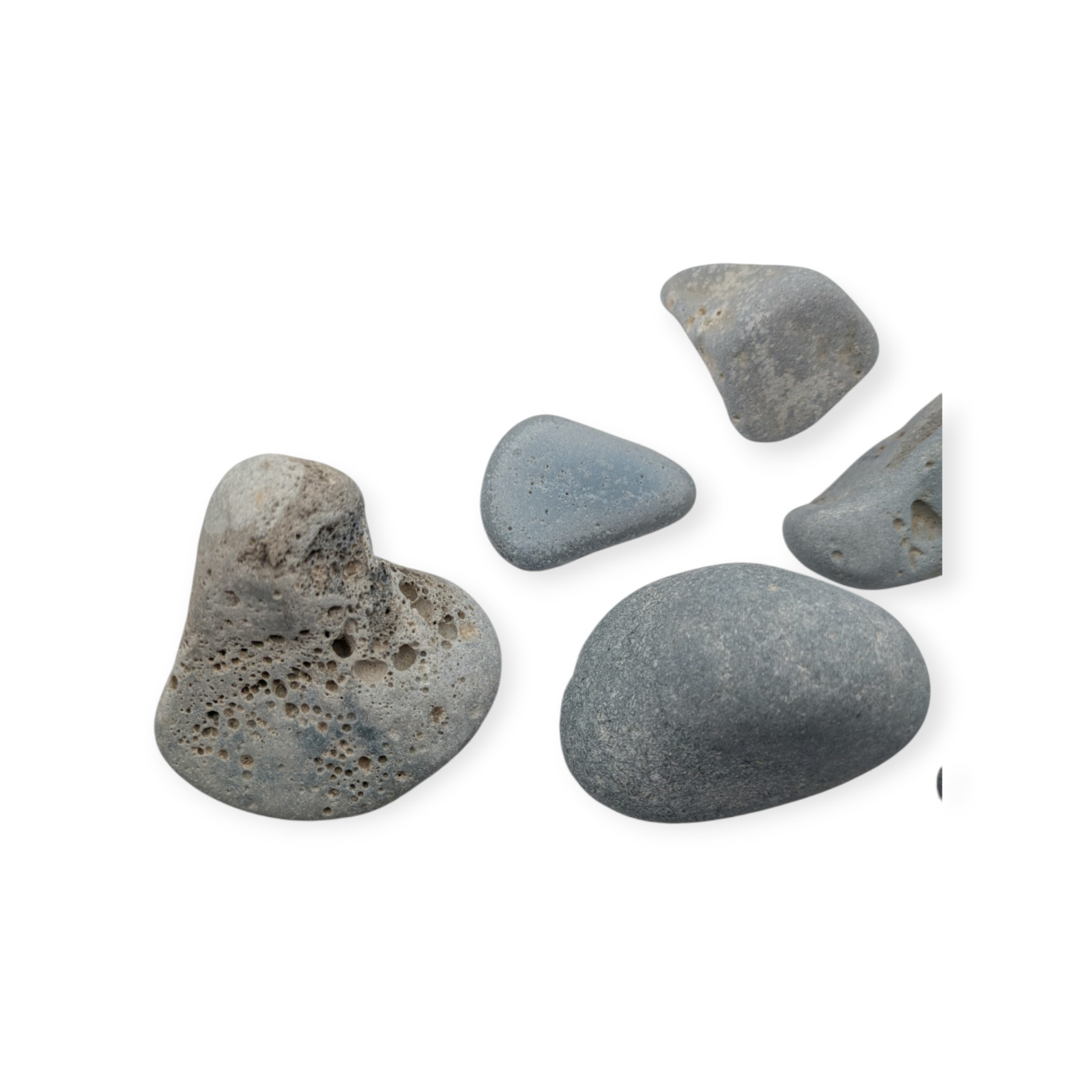 8 Pieces of Leland Blue Stone Mineral Slag Glass from Lake Michigan Beaches