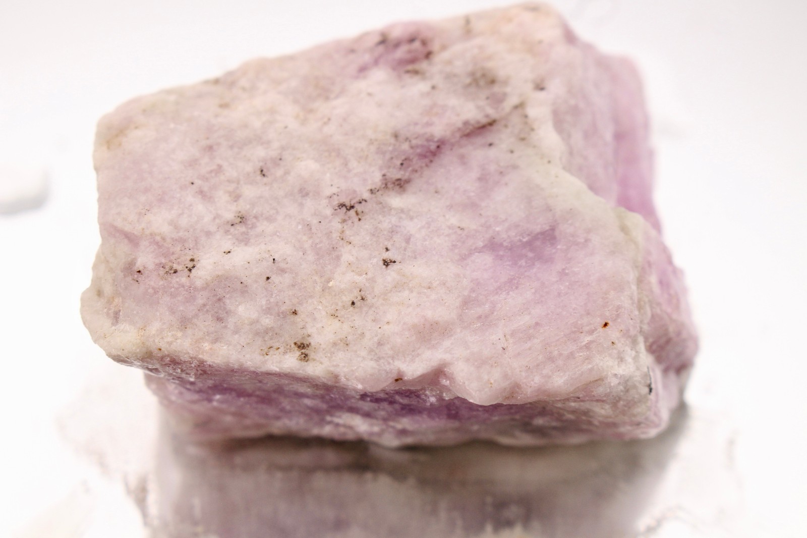 4oz UV ACTIVE Kunzite Nigeria Purple Lilac Raw Natural Rough Crystal Mineral
