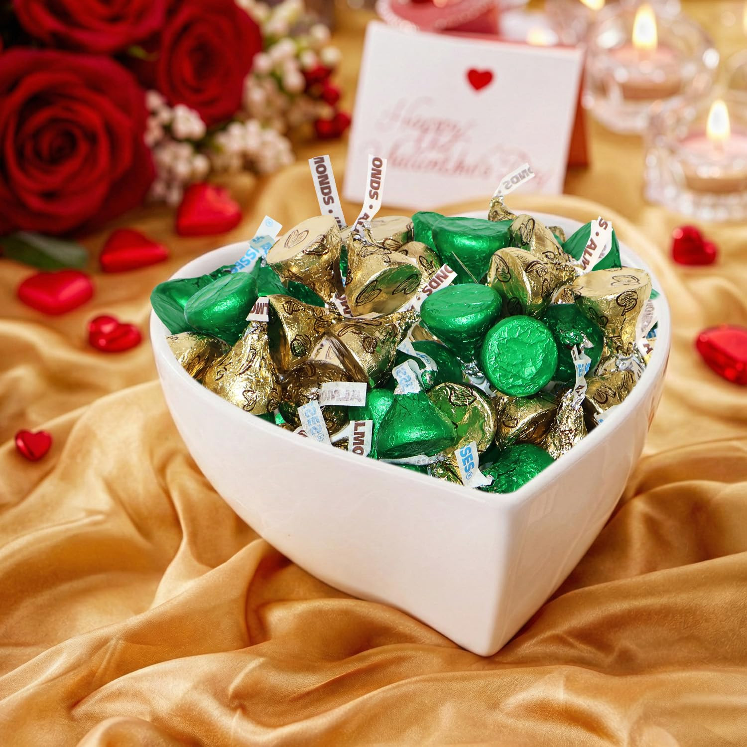 Green & Gold Foil Wrapped Milk Chocolate Candy – 1 Pound St. Patrick’S Day Bulk
