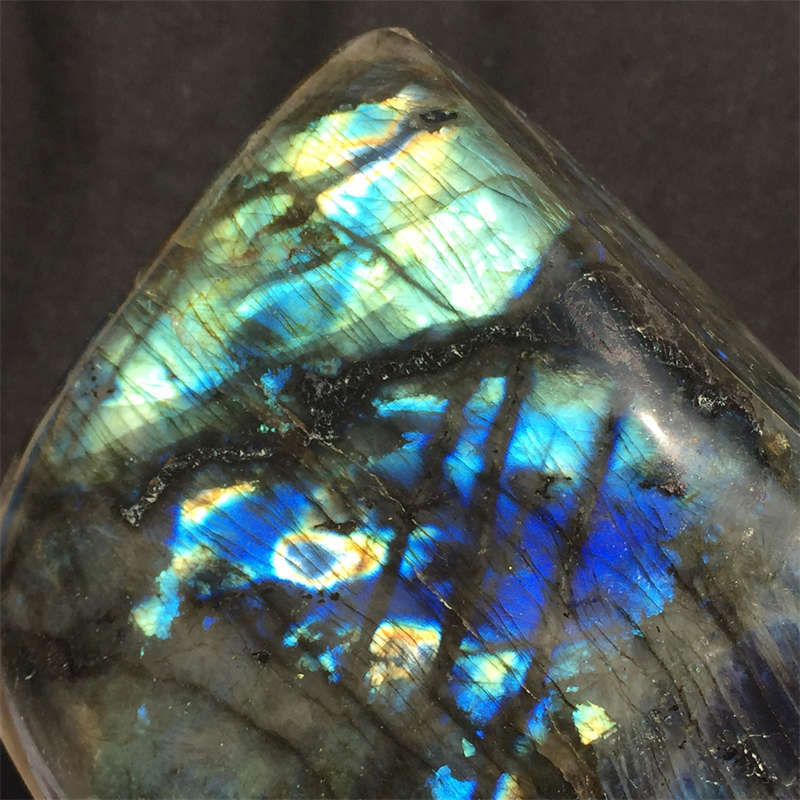 2.11kg Natural Labradorite Quartz Crystal Spectrolite Mineral Reiki healing