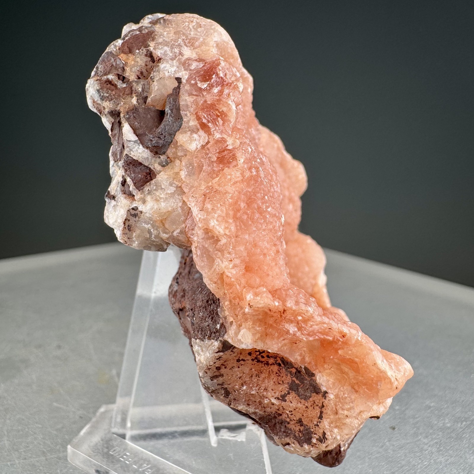 Nice Pink Manganocalcite: Montreal Mine, Gogebic Range, Iron Co., Wisconsin