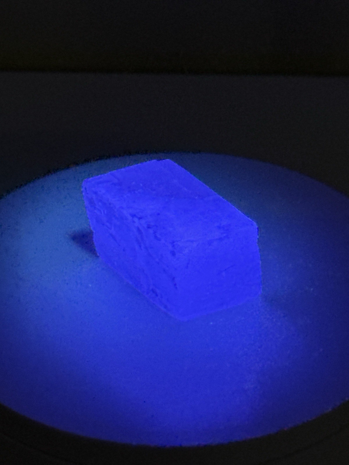 ETHEREAL Iceland Spar Calcite Crystal Specimen w/ Terlingua-type Fluorescence