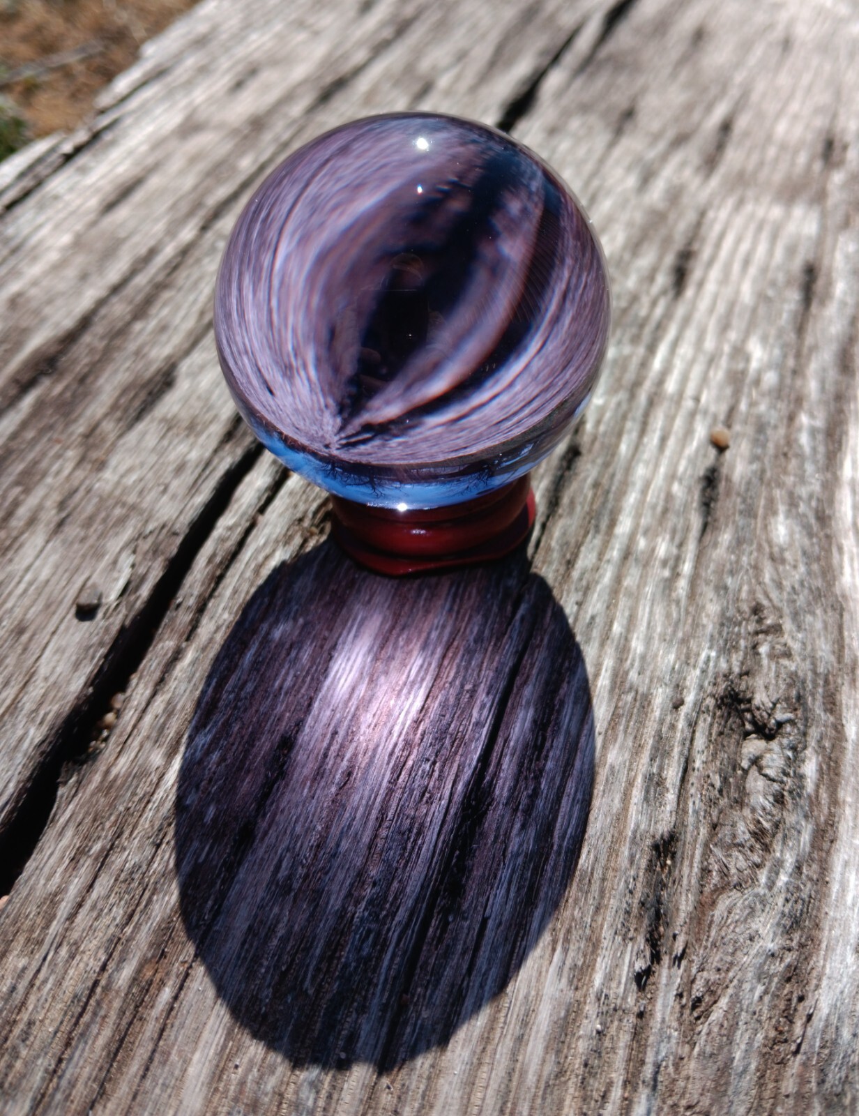 K9 Color Crystal Balls 50mm/80mm Sphere with Stand Meditation Feng Shui