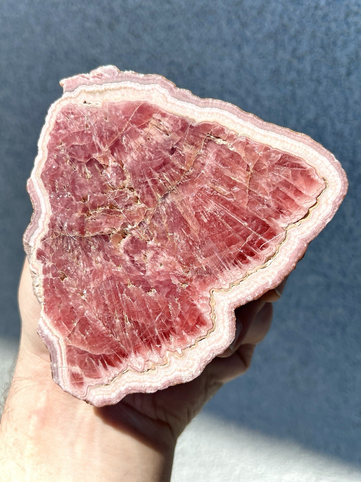 2.0 Pound: Rhodochrosite Radial Scalenohedral Ortiz Crystal Capillitas Argentina