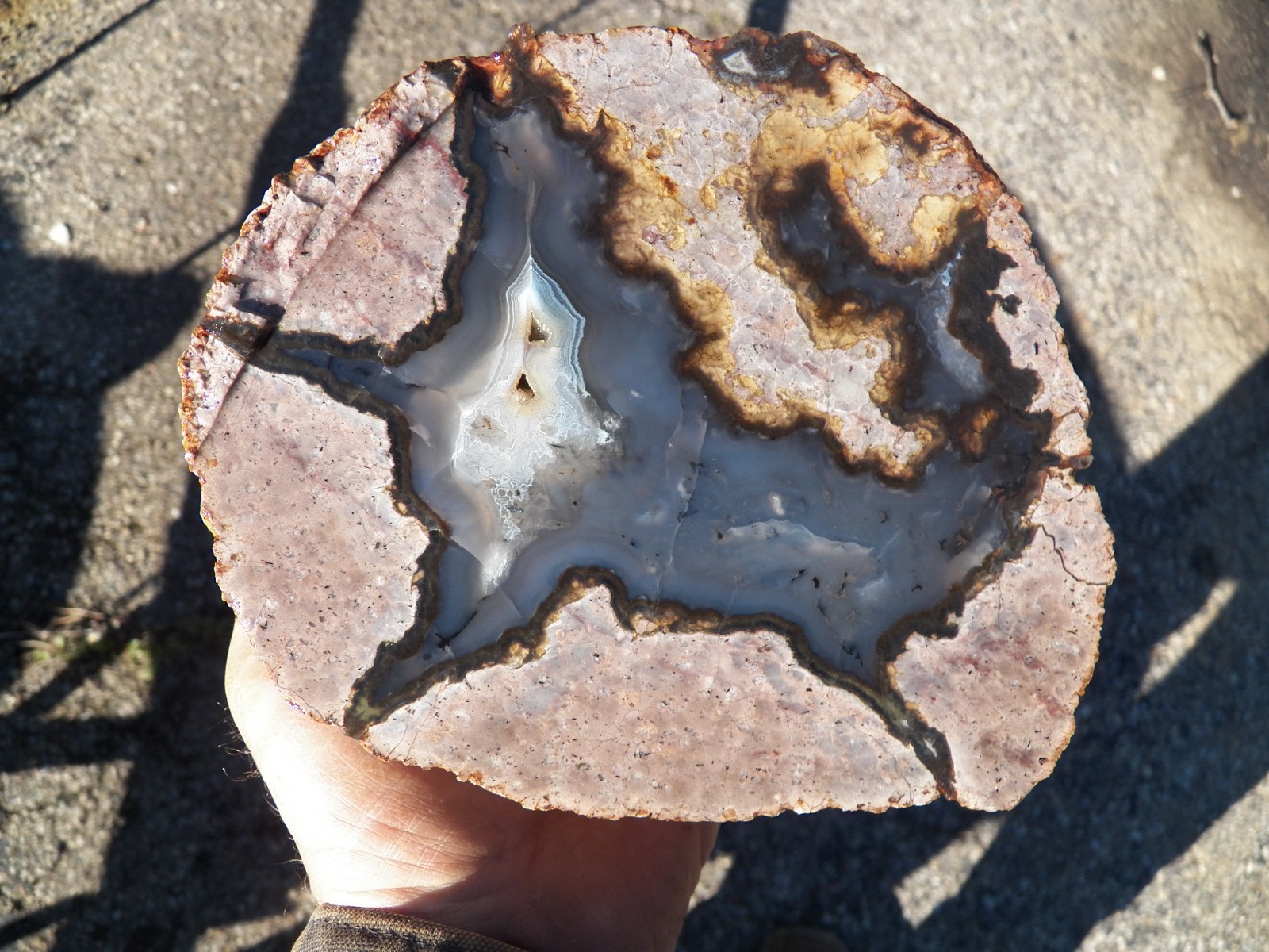 Large Thunderegg agate specimen from Cubuk Turkey not polished