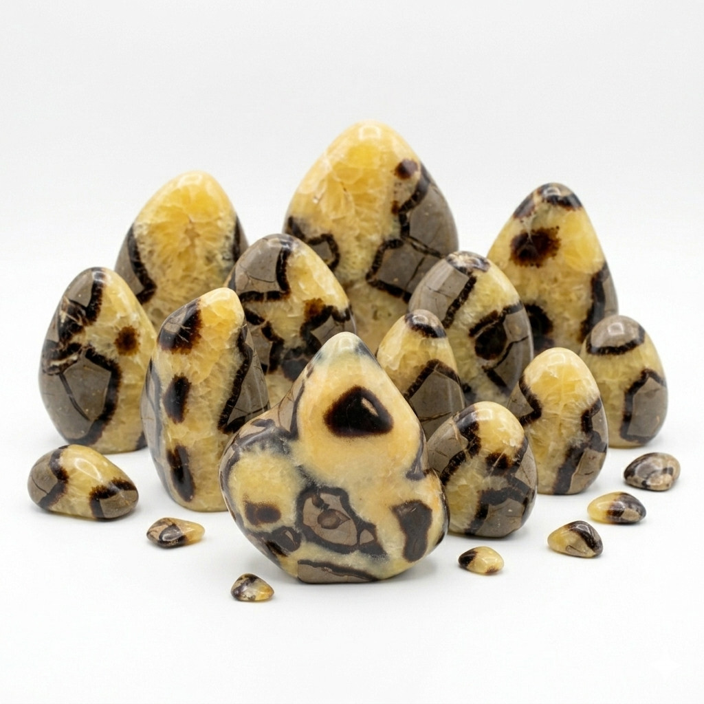 5 KG (11 lb) Yellow Septarian Freeform Bulk Lot