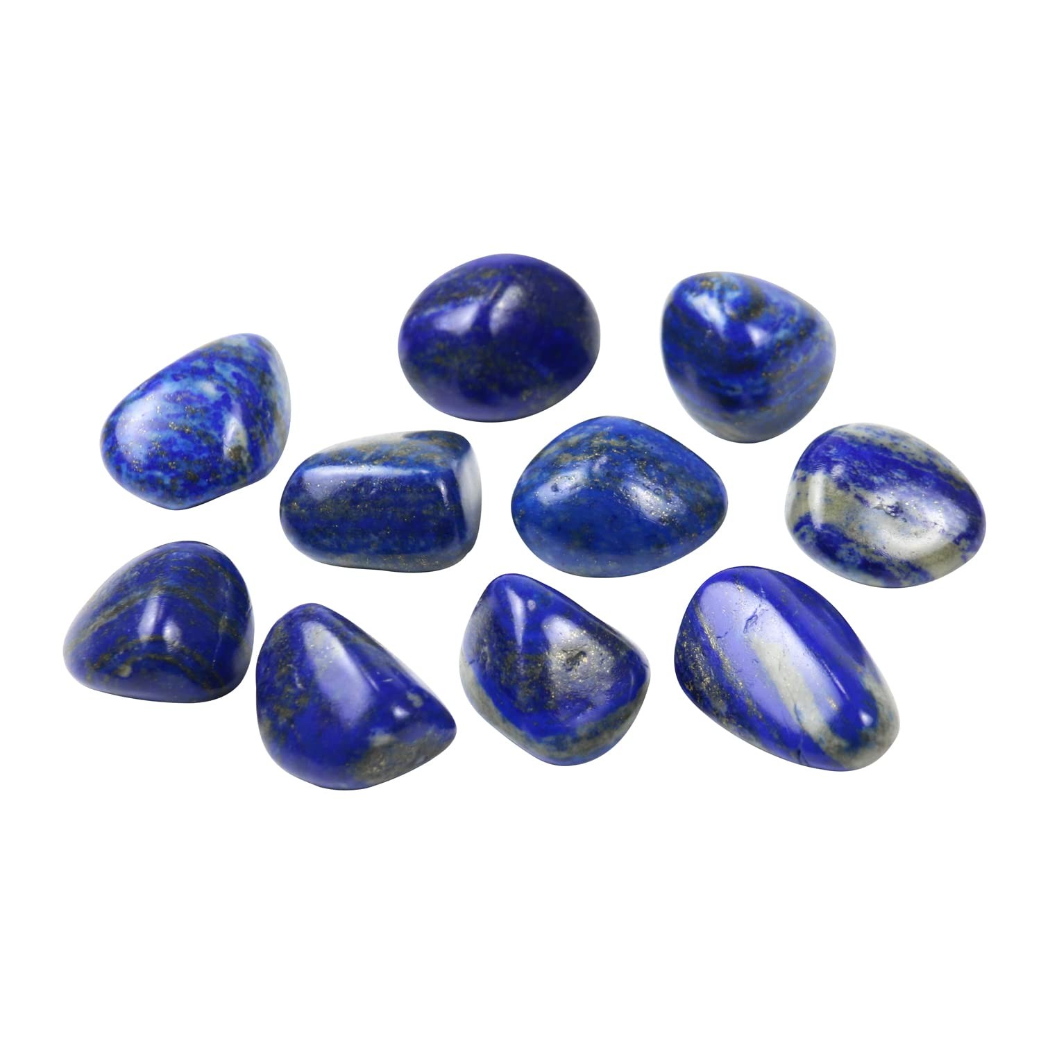 Tumbled Polished Natural Lapis Lazuli Stone, Crystals and Healing Stones Quar…