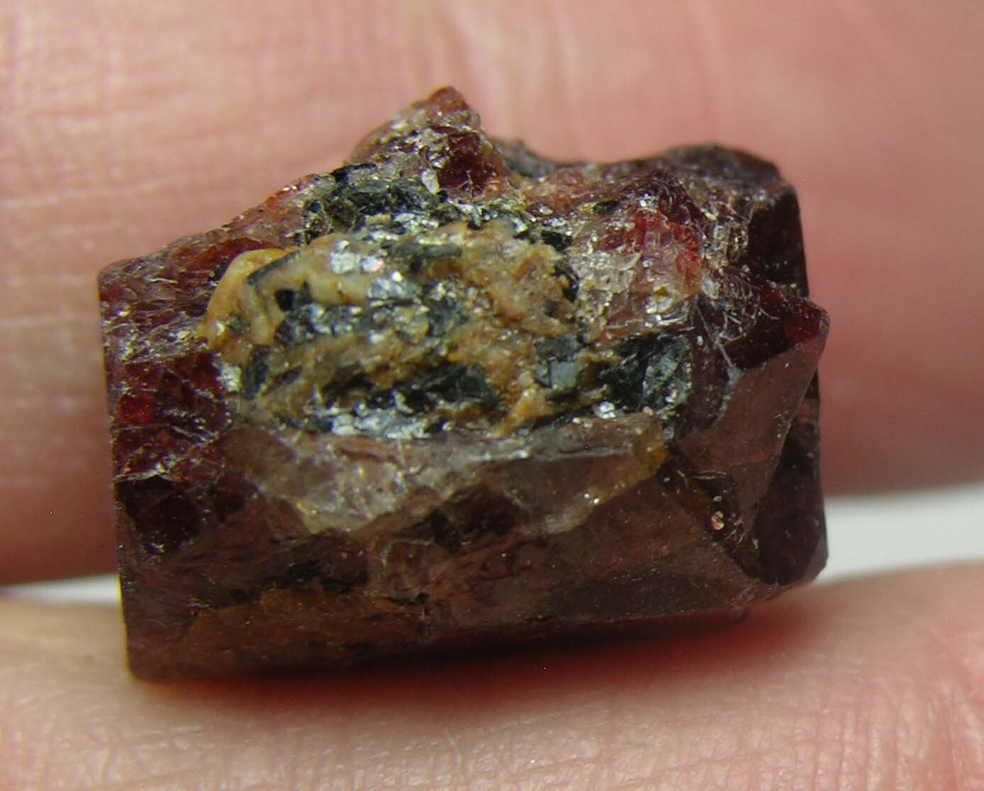 #11 Afghanistan 36.85ct Natural Octagonal Brownish Red Zircon Specimen 7.3g 15mm