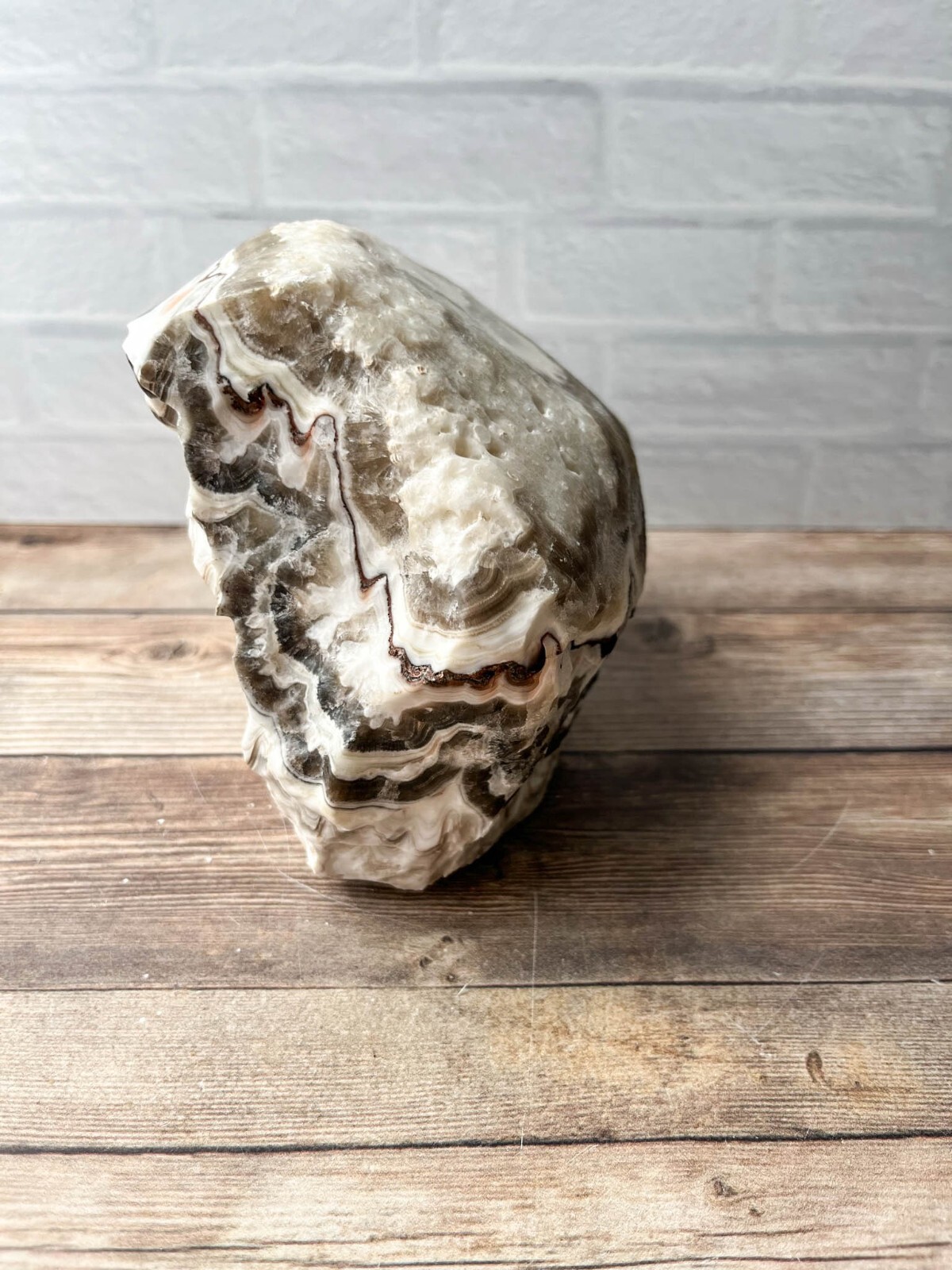 Zebra Calcite , 5 lb 6.9 oz Mexican Raw Rough