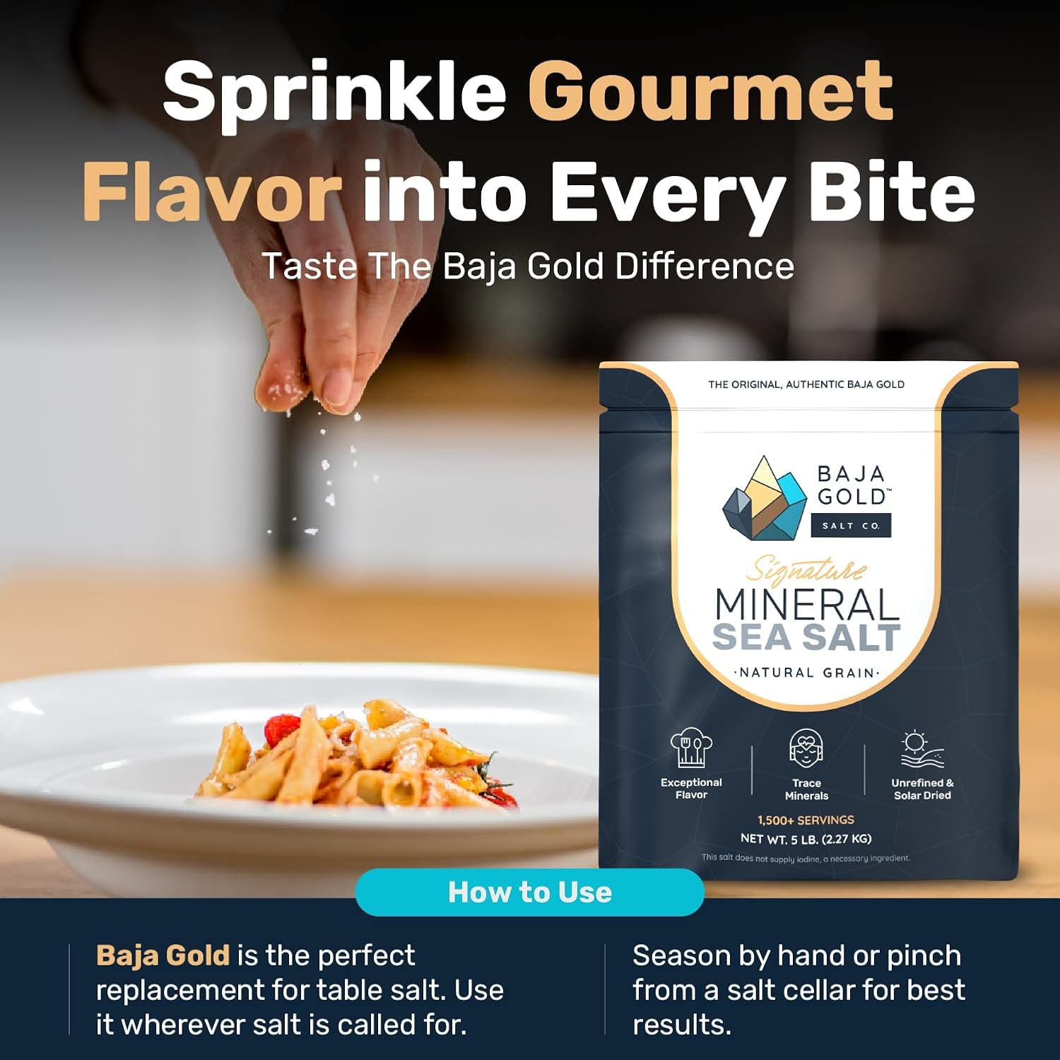 Signature Mineral Sea Salt – Recommended by Gary Brecka – Organic Natural Grain