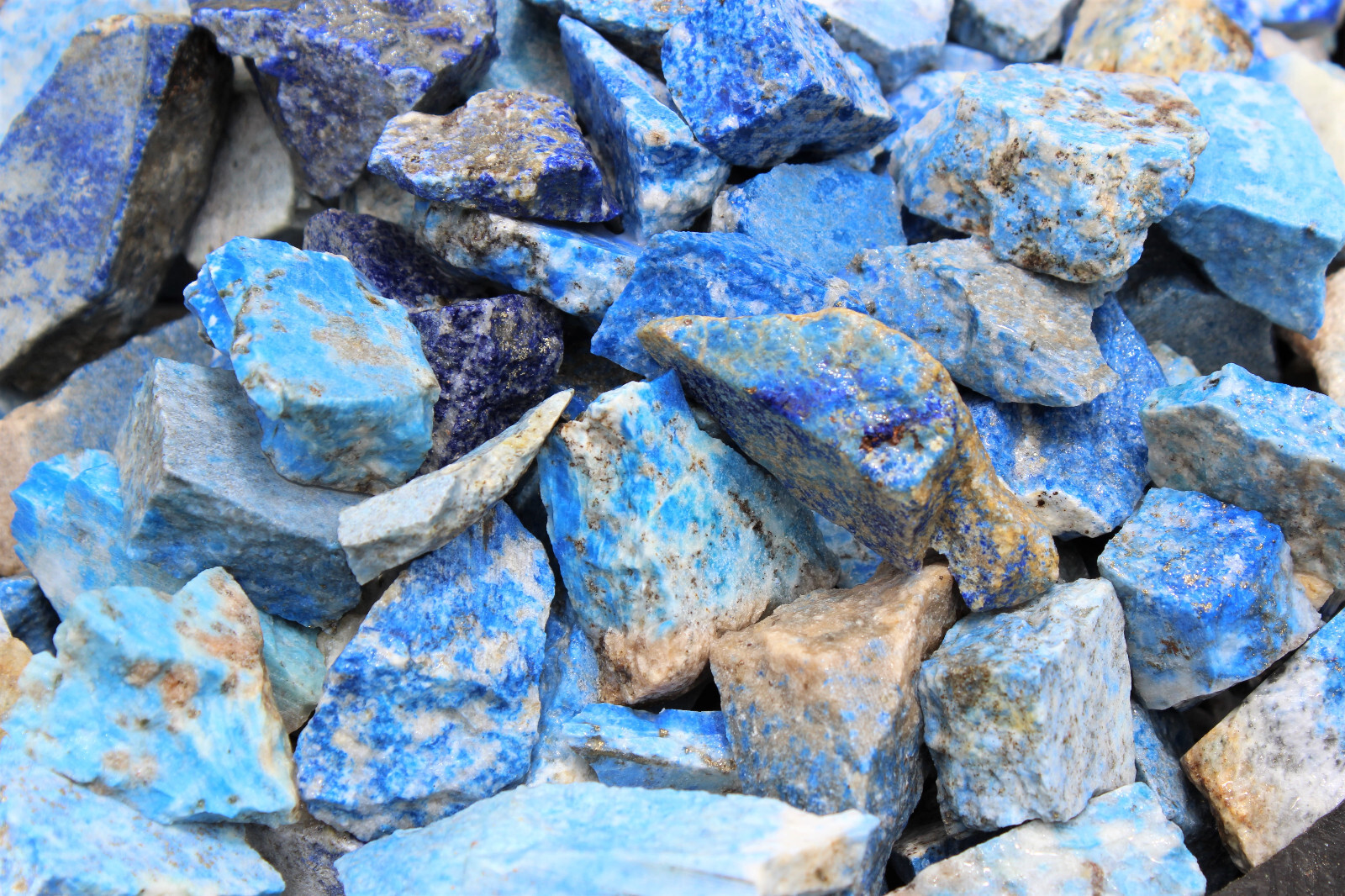 LARGE Rough Lapis Lazuli Chunks, 2″ – 3″ (Blue Raw Crystal Gemstone Specimen)
