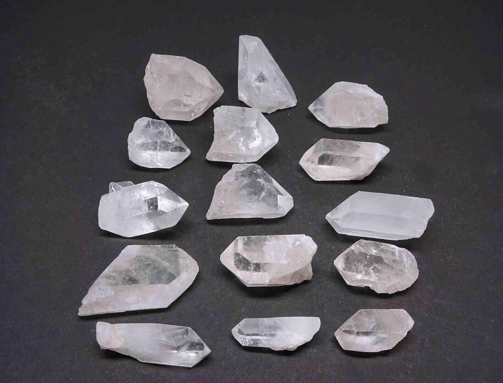 Quartz Crystal Points 10 Oz Box Raw Natural Clear Crystals Wholesale Gemstones
