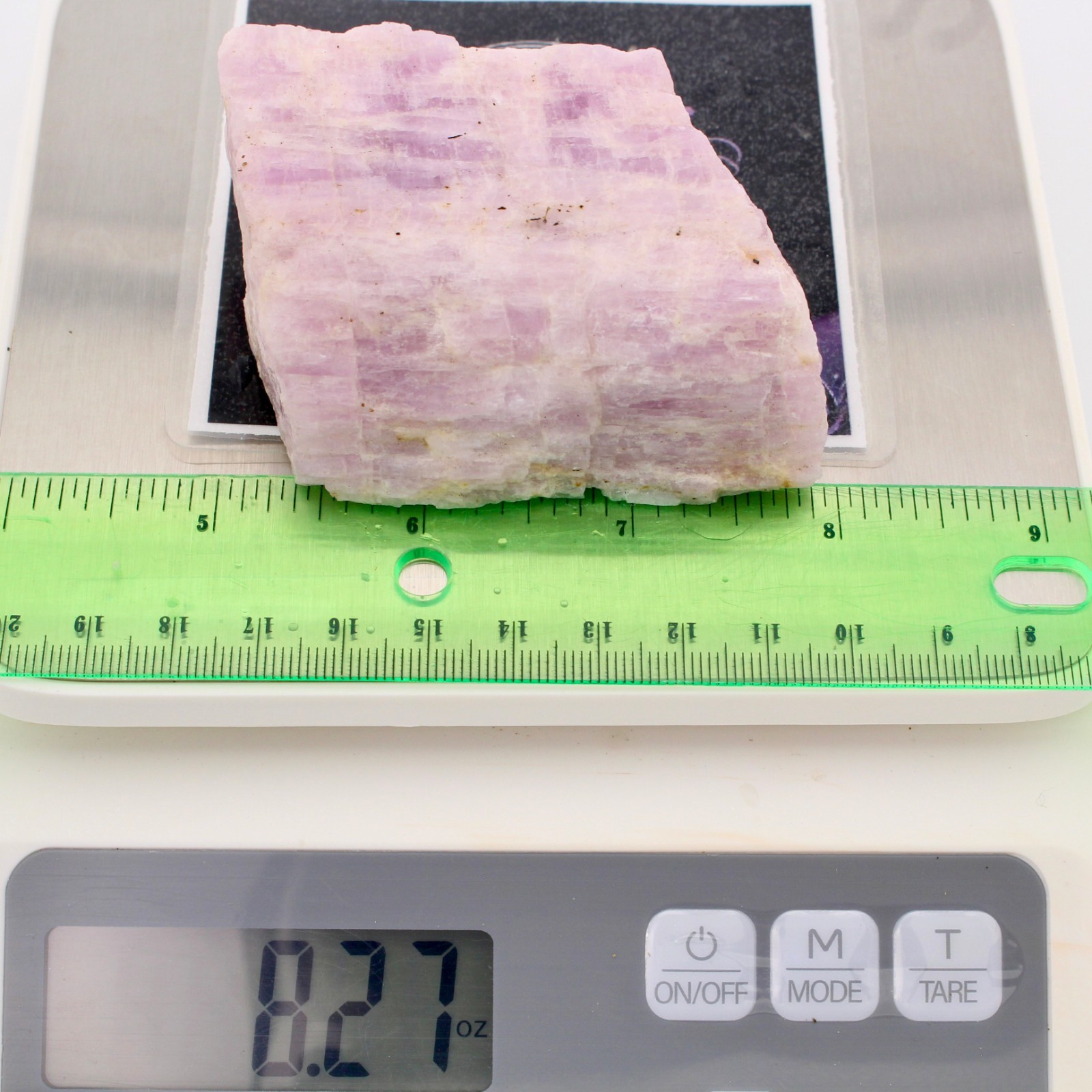 8.3oz UV ACTIVE Kunzite Nigeria Purple Lilac Raw Natural Rough Crystal Mineral