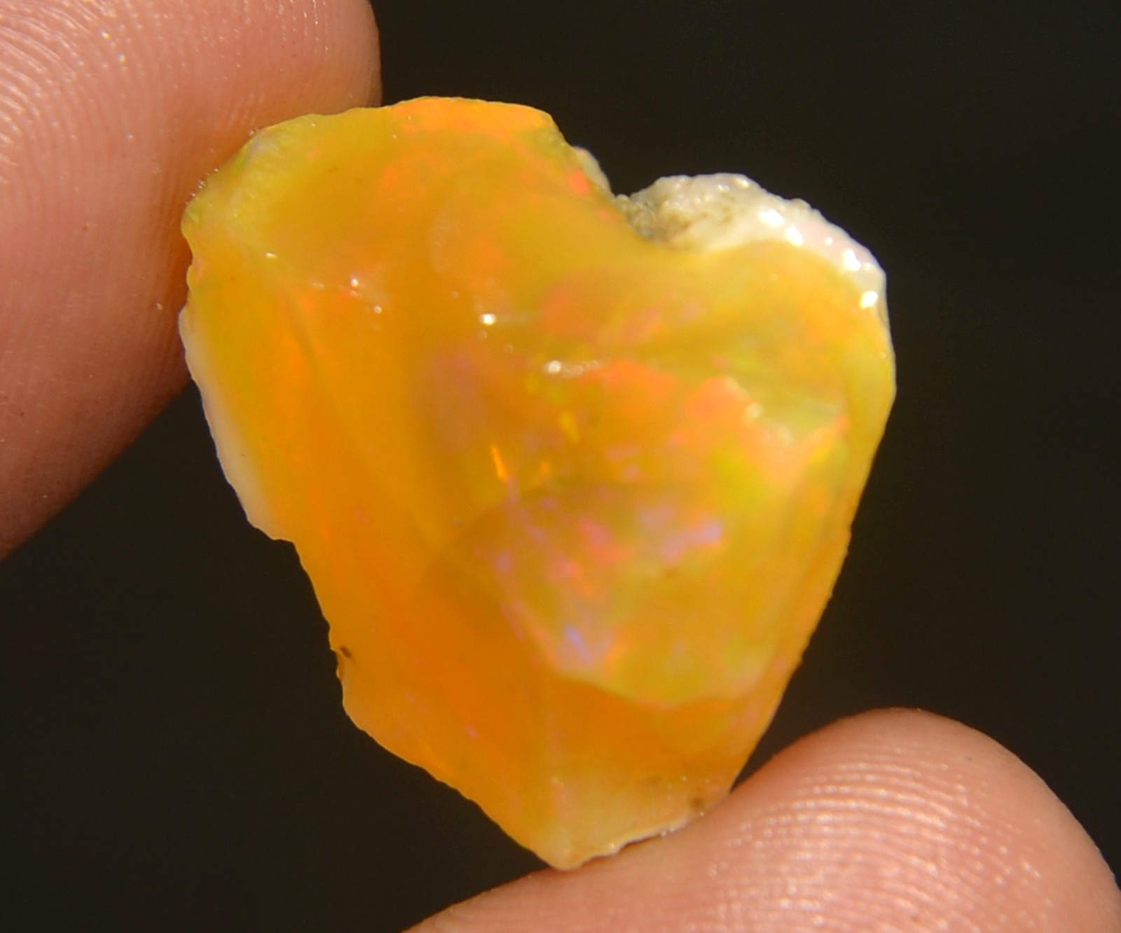 Ethiopian Oil Opal Specimen 29.30 Cts Natural Rough Gemstone – Fire Opal Roug
