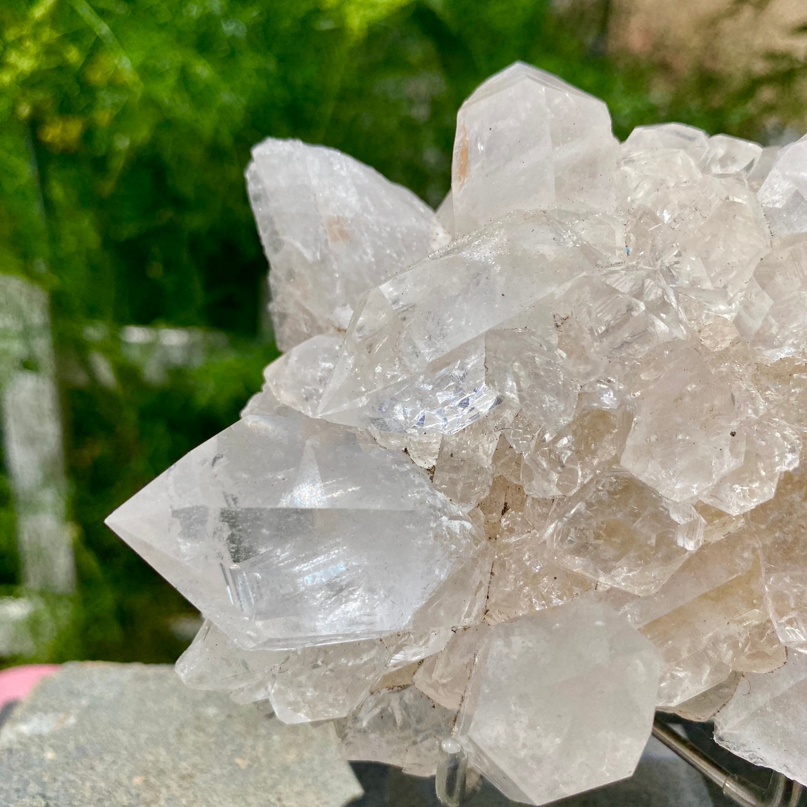 1.17LB Natural white Crystal Himalayan quartz cluster /mineralsls