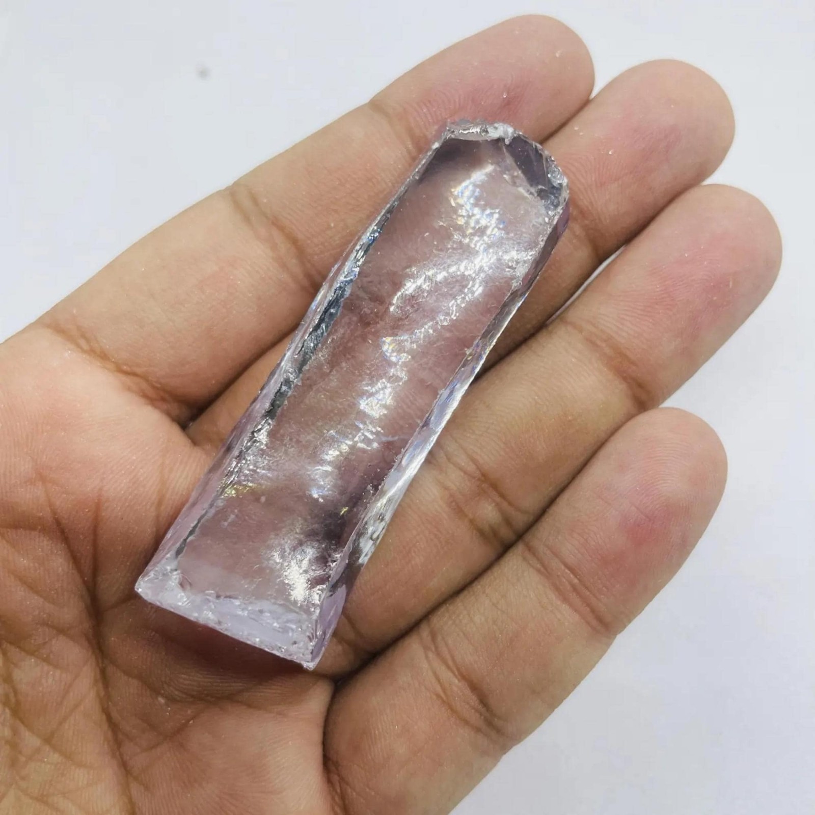 White Zircon Crystal 260-360CT Natural Rough Gemstone for Jewellery Making Gift