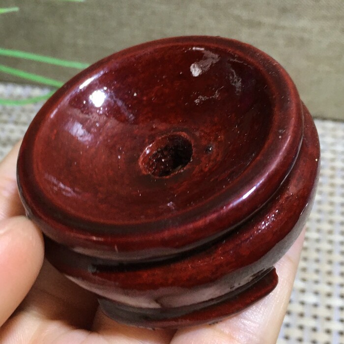 2PCS 50mm Red Rosewood Wooden Base Stand holding Crystal ball/sphere