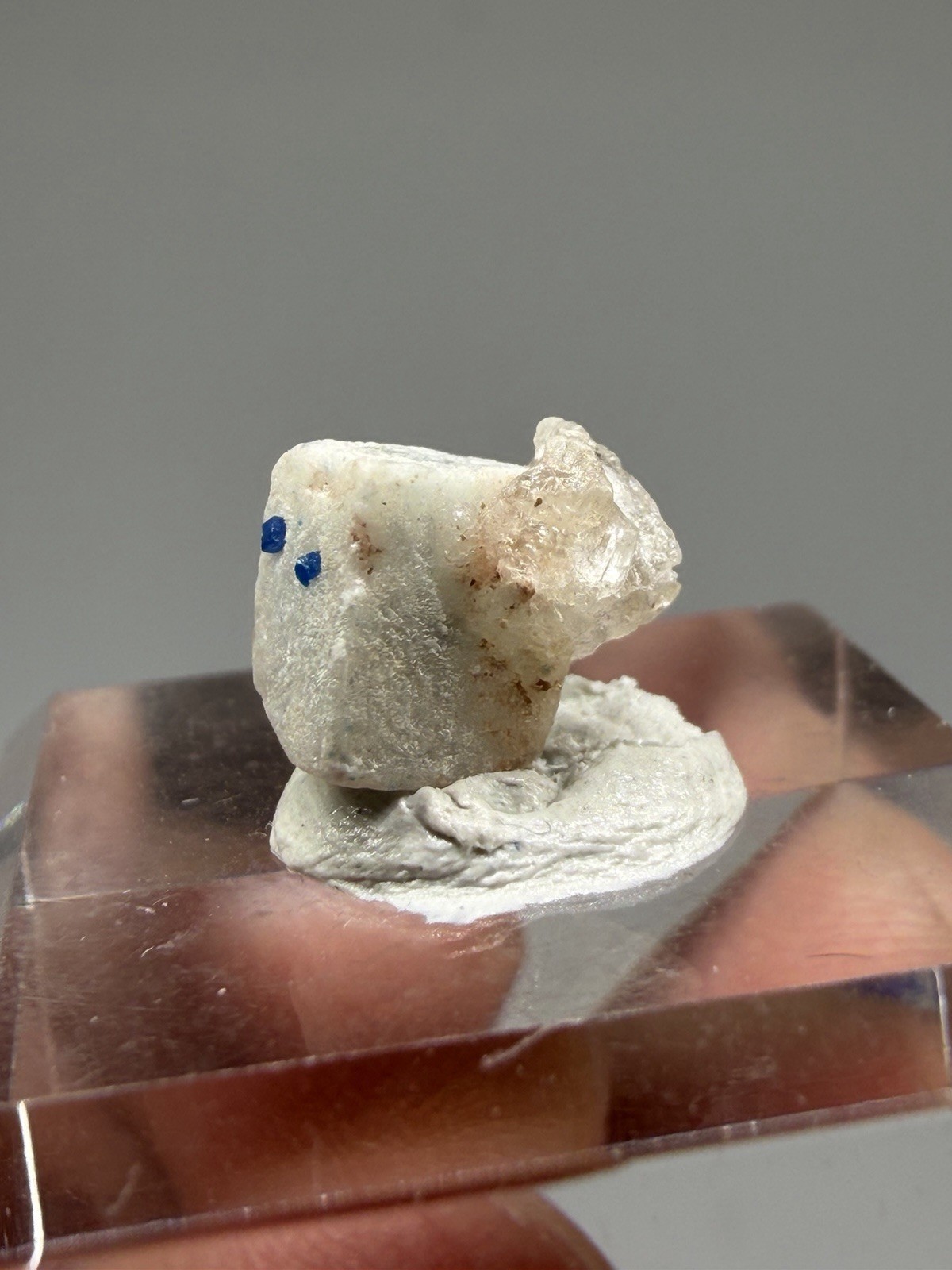 Natural Boleite Crystals On Anglesite From CA, 5.10c, Super Rare Form, US Seller