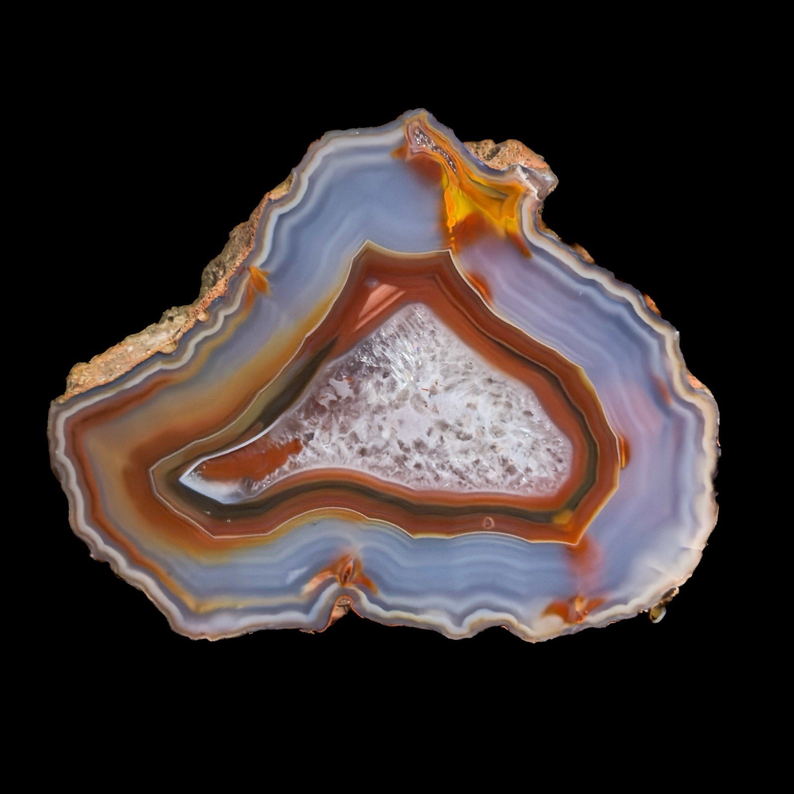 Condor Agate Half Nodule – 14 oz Polished Collector Specimen | Argentina