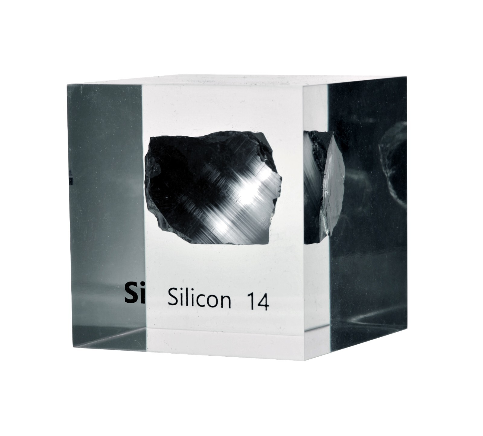 Silicon 50mm Lucite Acrylic Cube for Element Collection USA SHIPPING