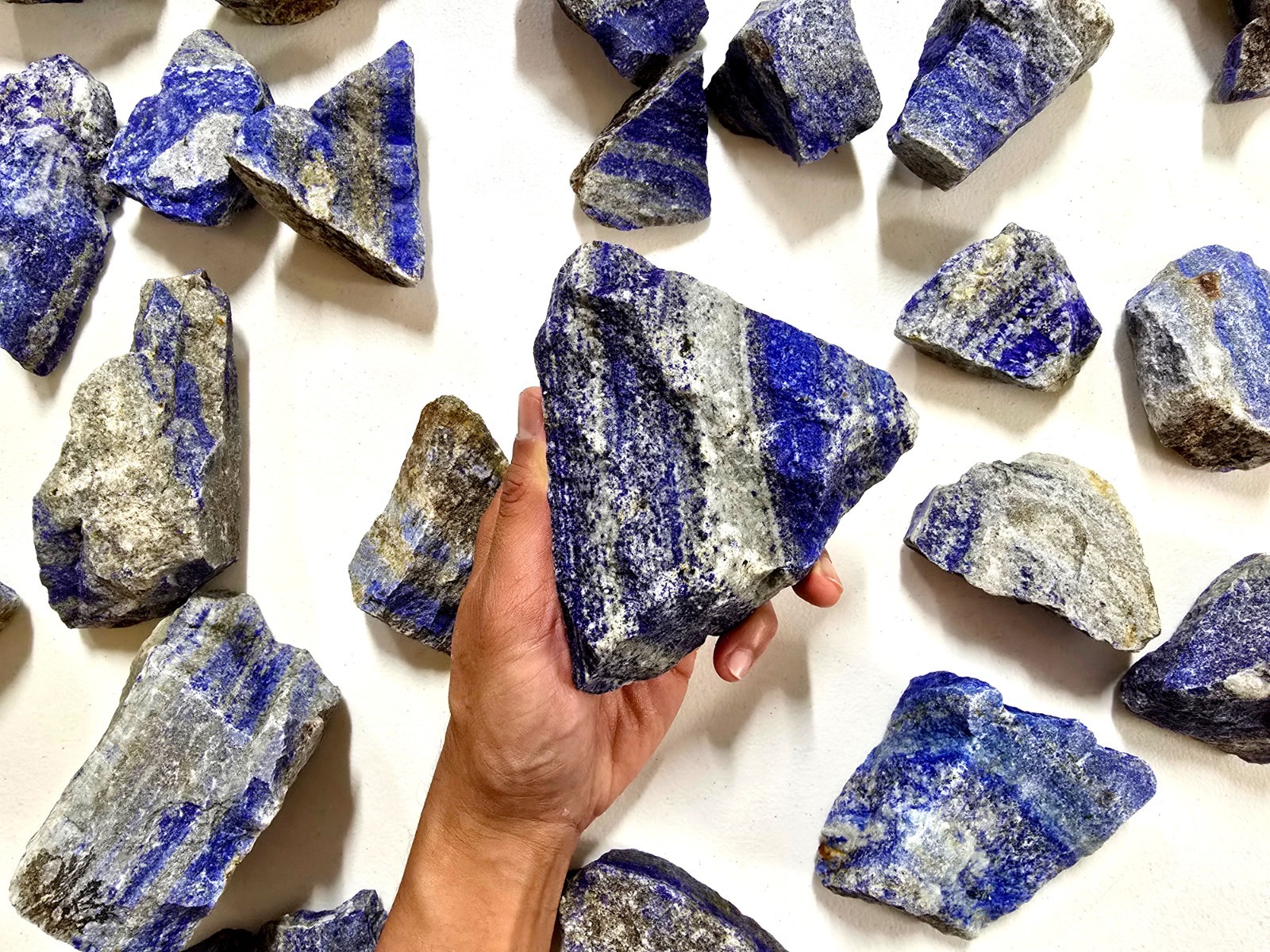 Raw Lapis Lazuli Crystal Chunks Natural Large Rough Stones for Lapidary & Décor