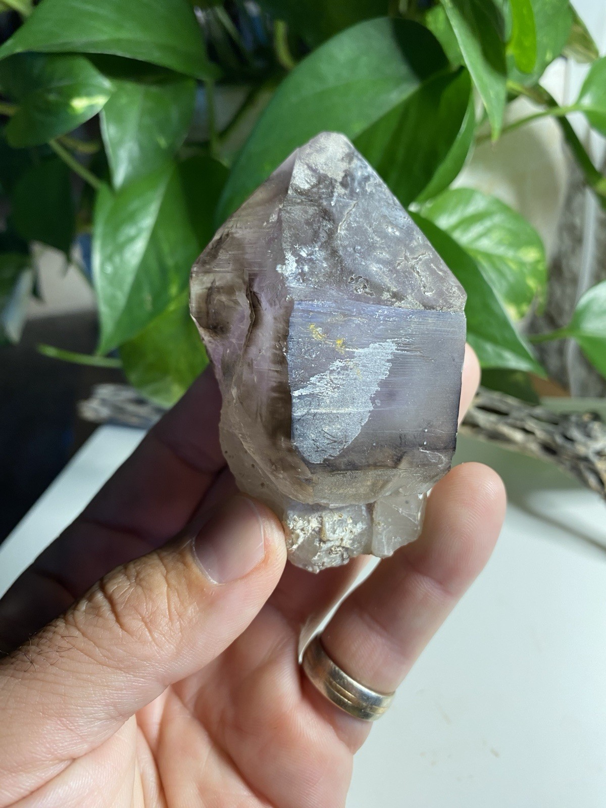 269 Gram Large Smoky Amethyst Scepter – Namibia, Africa