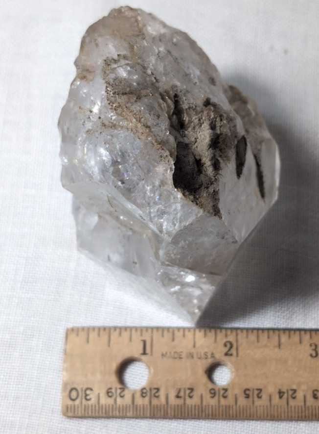 Medium Herkimer Diamond Quartz Crystal Point 3.5″ 15 oz Fonda NY