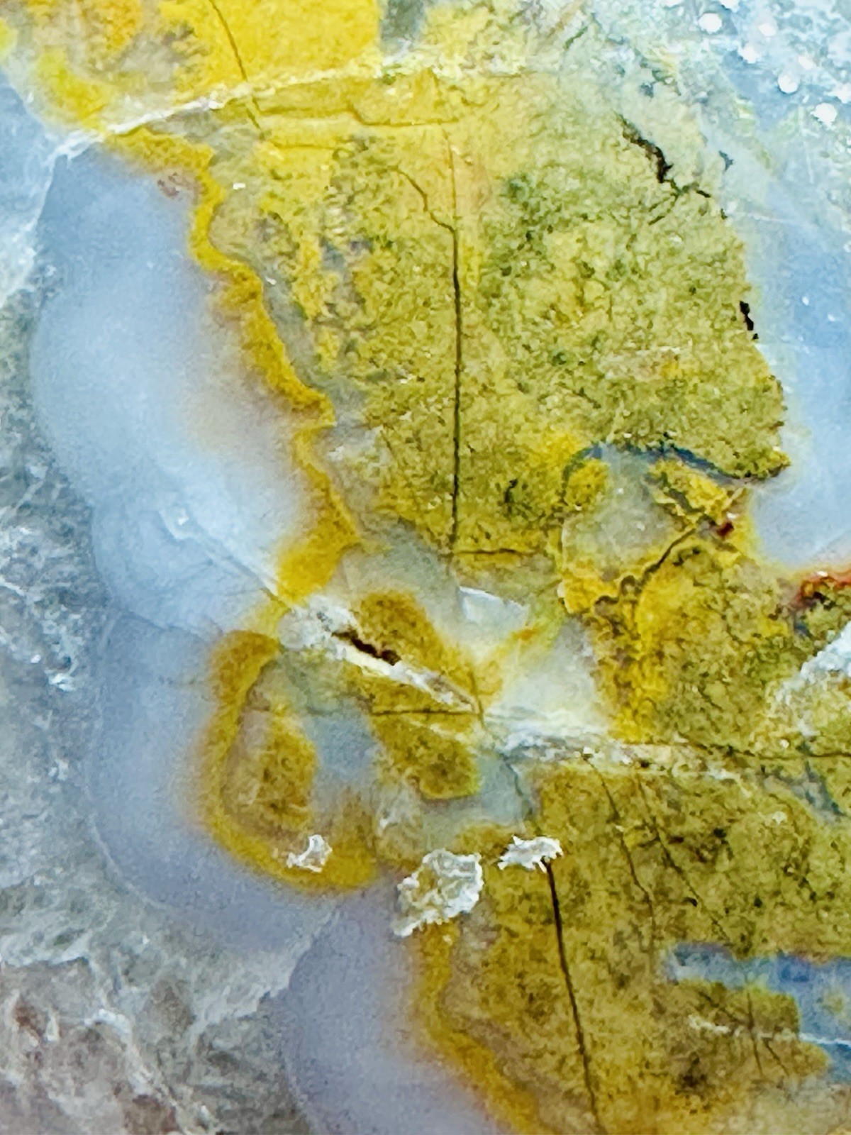 Natural Crystal – Ibis Jasper Sphere (Perfectly Imperfect) w/Acrylic Stand