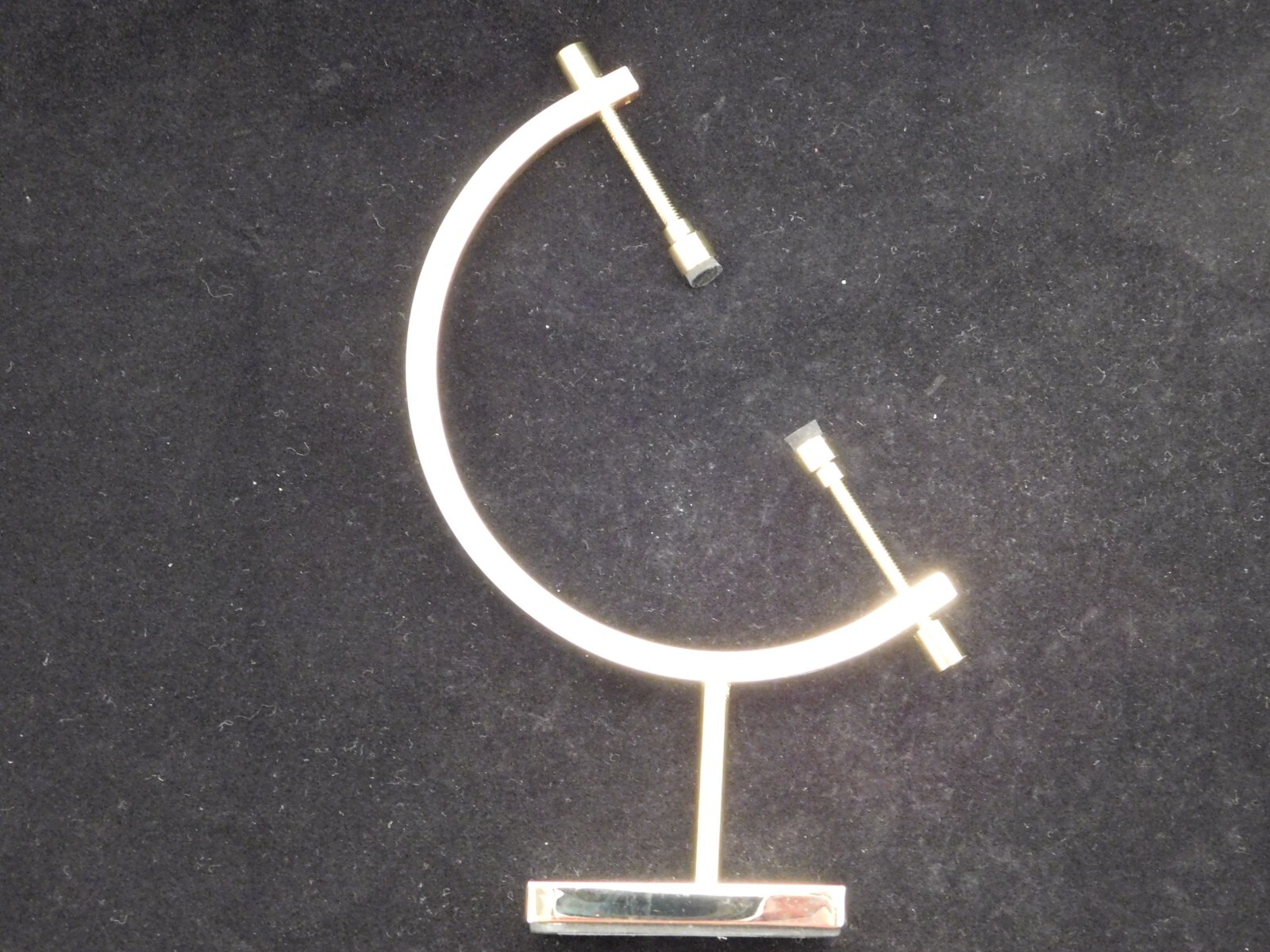 Display Stand Caliper Type Adjustable Large Size Brass/Gold Color