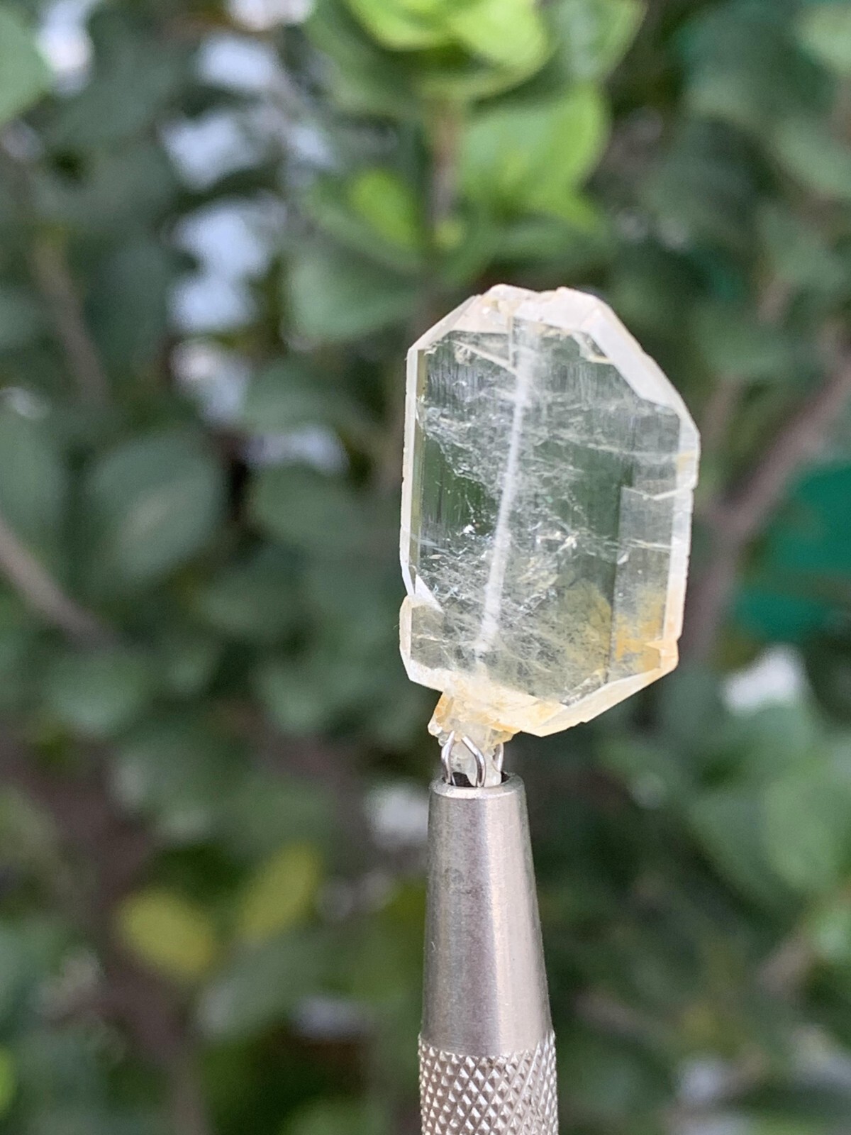 7 Grams Faden Quartz Crystal. size: 2.5*1.5*0.2 cm