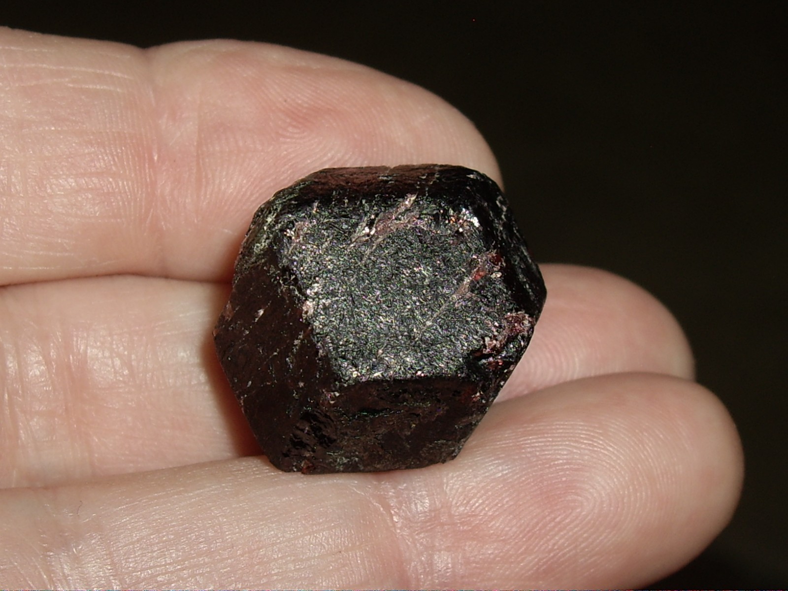 Deep Red Medium Large Almandine Garnet Crystal 25.5g