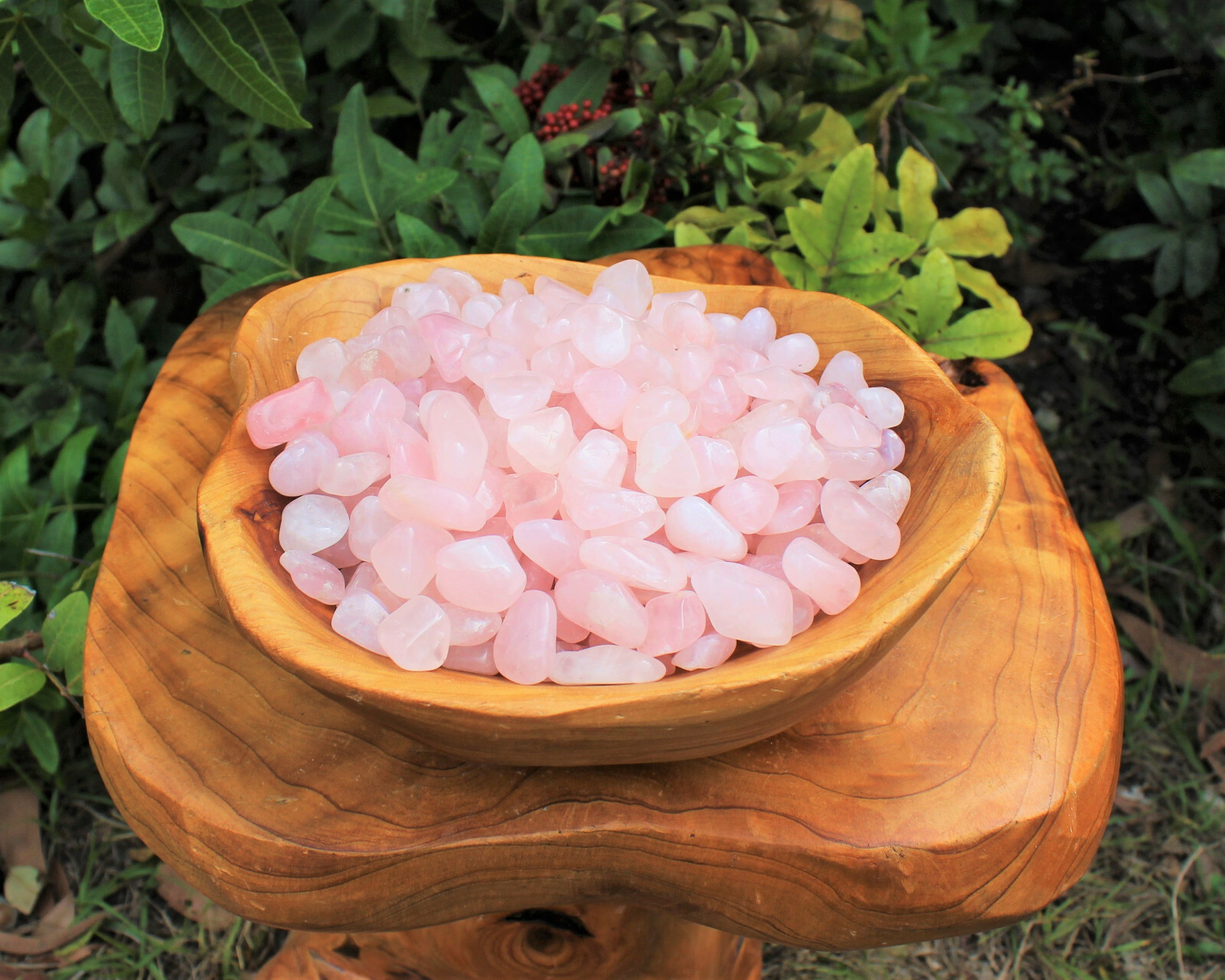 1/4 lb Bulk Lot Rose Quartz Tumbled Stone Crystal Healing Love Stone 4 oz