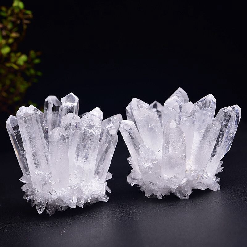 150g Natural Clear Quartz Crystal Cluster Mineral Druzy Geode Gemstone Specimens