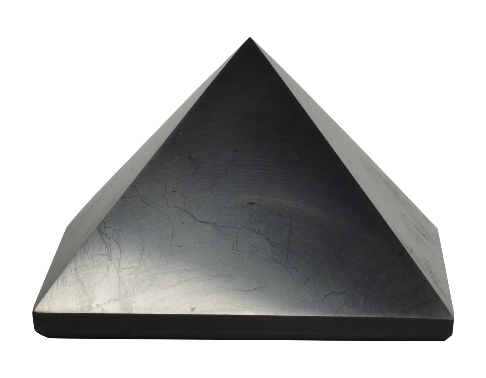 Shungite World Shungite Pyramid – Various sizes ( Polished or Unpolished )