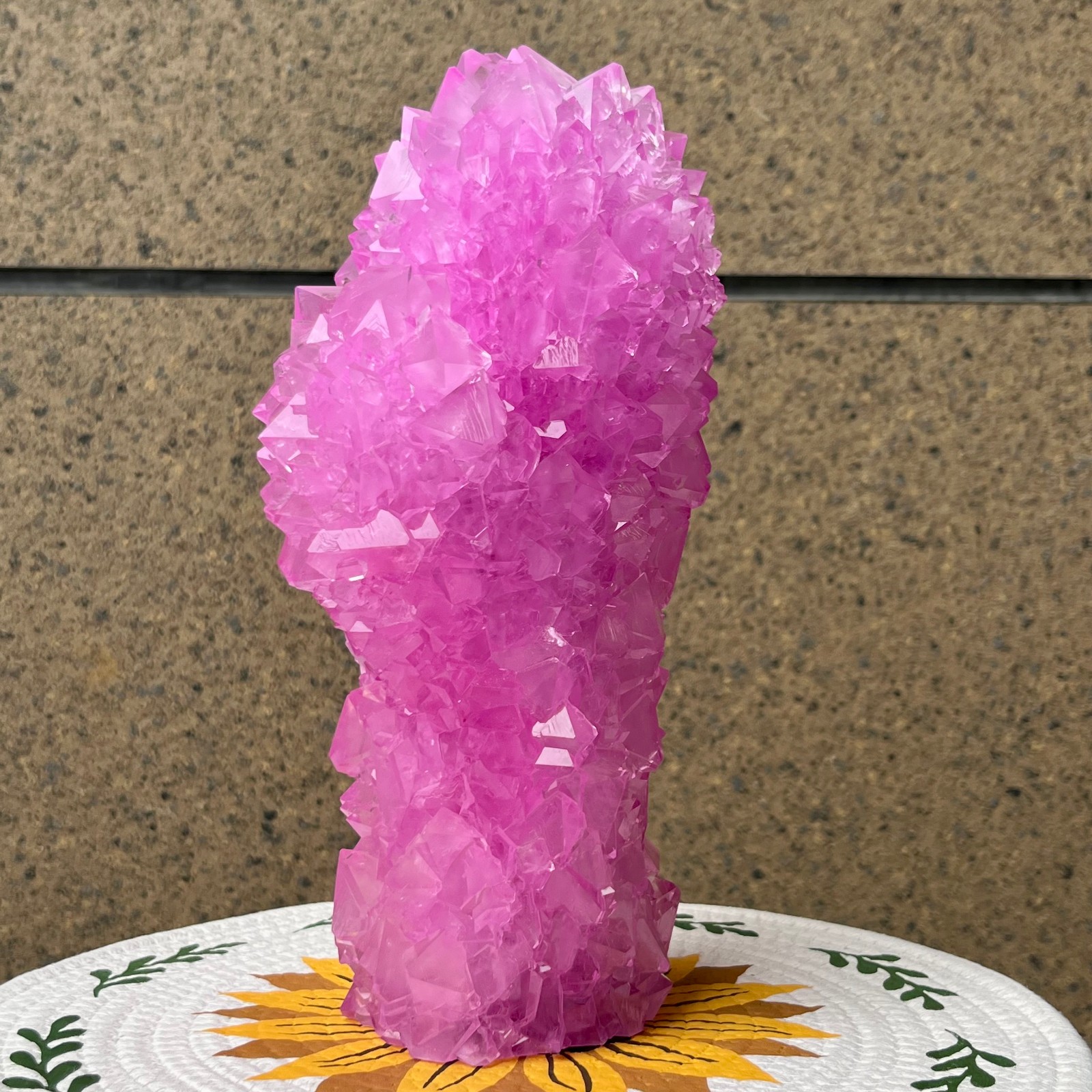 6.2 lb Alum Crystal Cluster Sharp Point Tower Formation Specimen