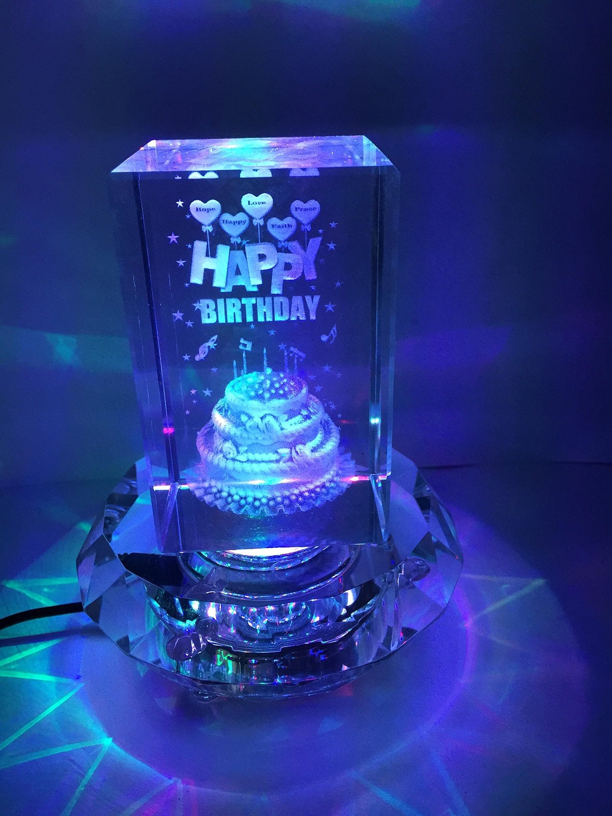 Crystal Display Stand 9.5CM(3.8 Inches)