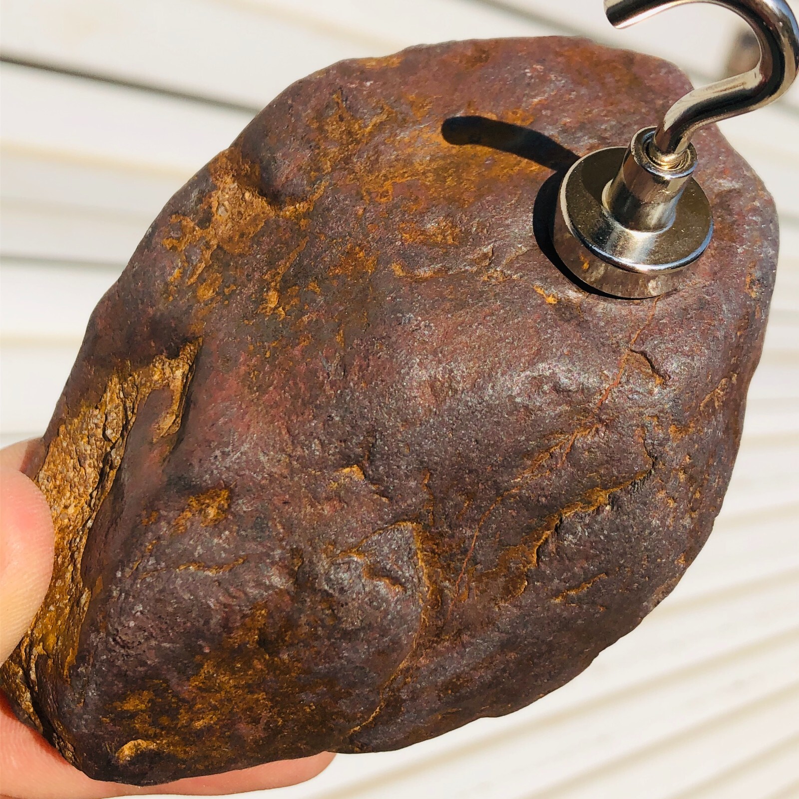 1.62lb STONY IRON H CHONDRITE METEORITE Polished Carved Space Rock Specimen