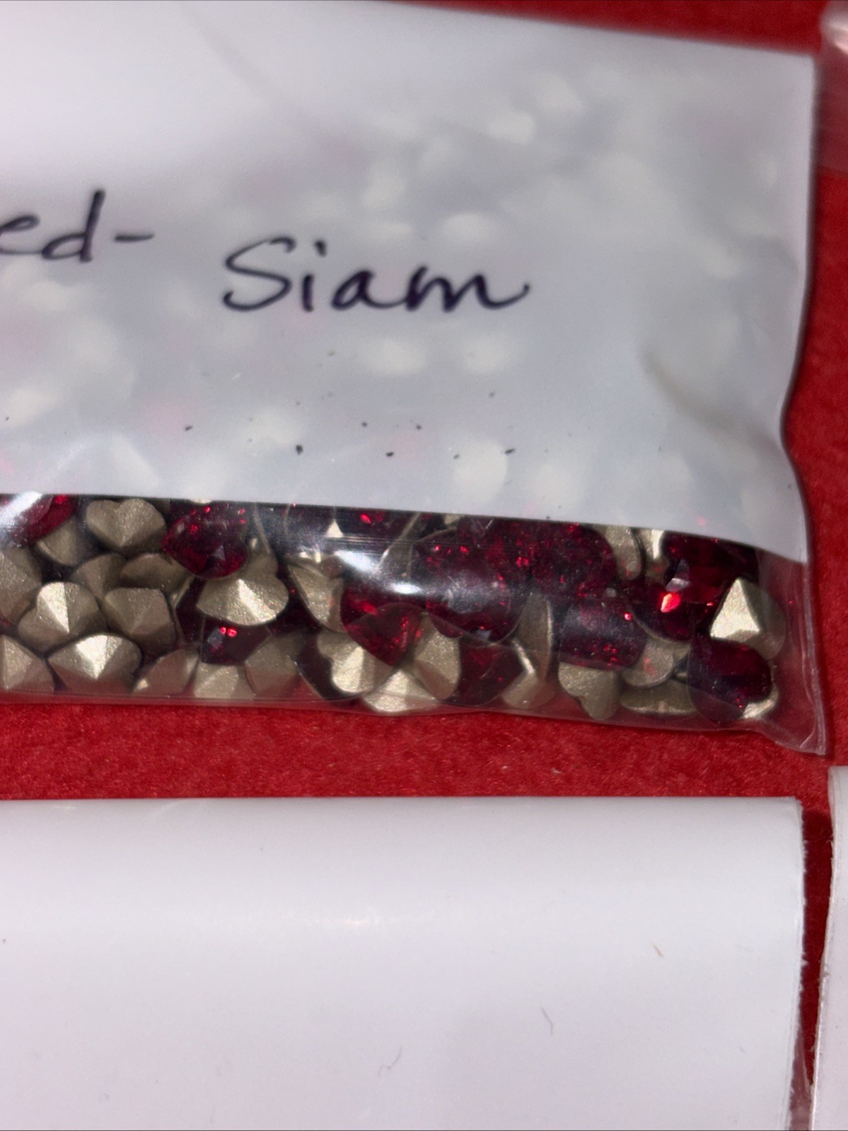 Vintage Austrian Swarovski 5mm Hearts In Multiple Colors