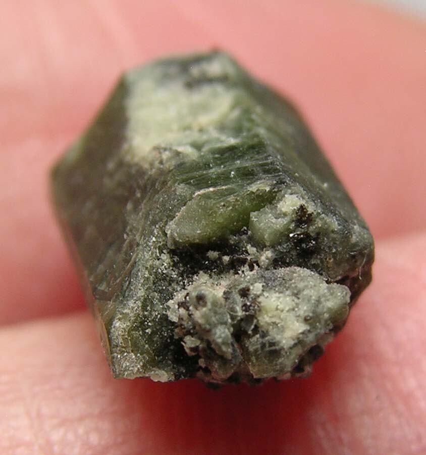 #2 Quebec Canada 7.50ct Natural Raw Diopside Crystal Specimen 1.50g 16.00mm