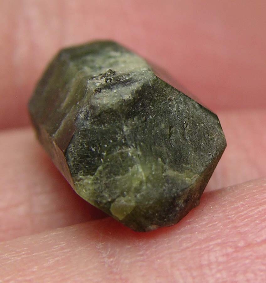 #2 Quebec Canada 7.50ct Natural Raw Diopside Crystal Specimen 1.50g 16.00mm