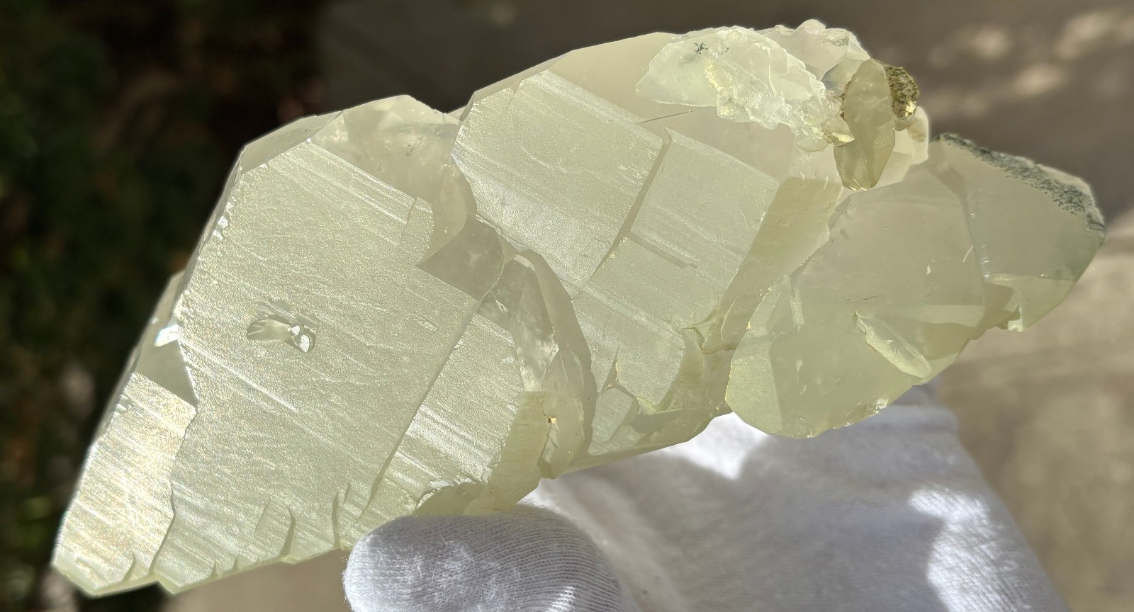 USA SALE SEE VIDEO 479g 1LB+ 6.1″ LARGE ELESTIAL EPIDOTE QUARTZ CRYSTAL SPECIMEN