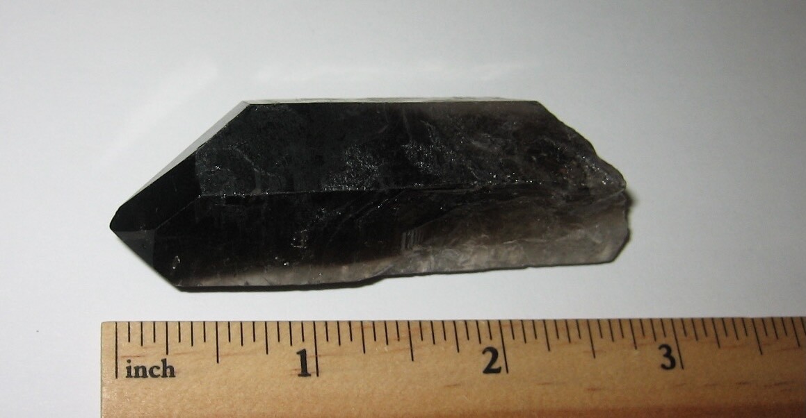 BEAUTIFUL NATURAL 2.7″ x 1″ SMOKY QUARTZ CRYSTAL MINERAL POINT ~ 51.6grams *1