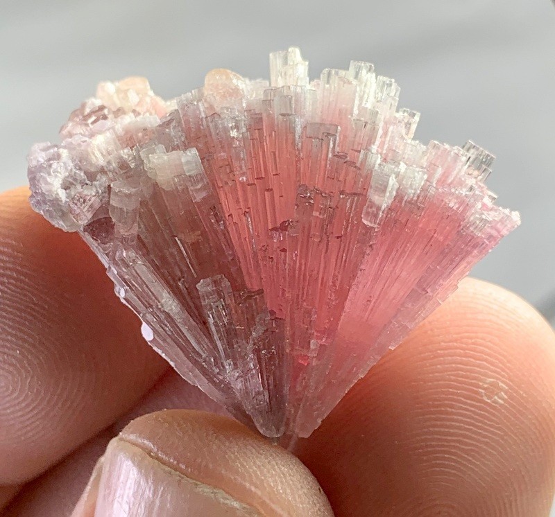 42 Carats beautiful Pink Tourmaline Crystals bunch Specimen from Afghanistan