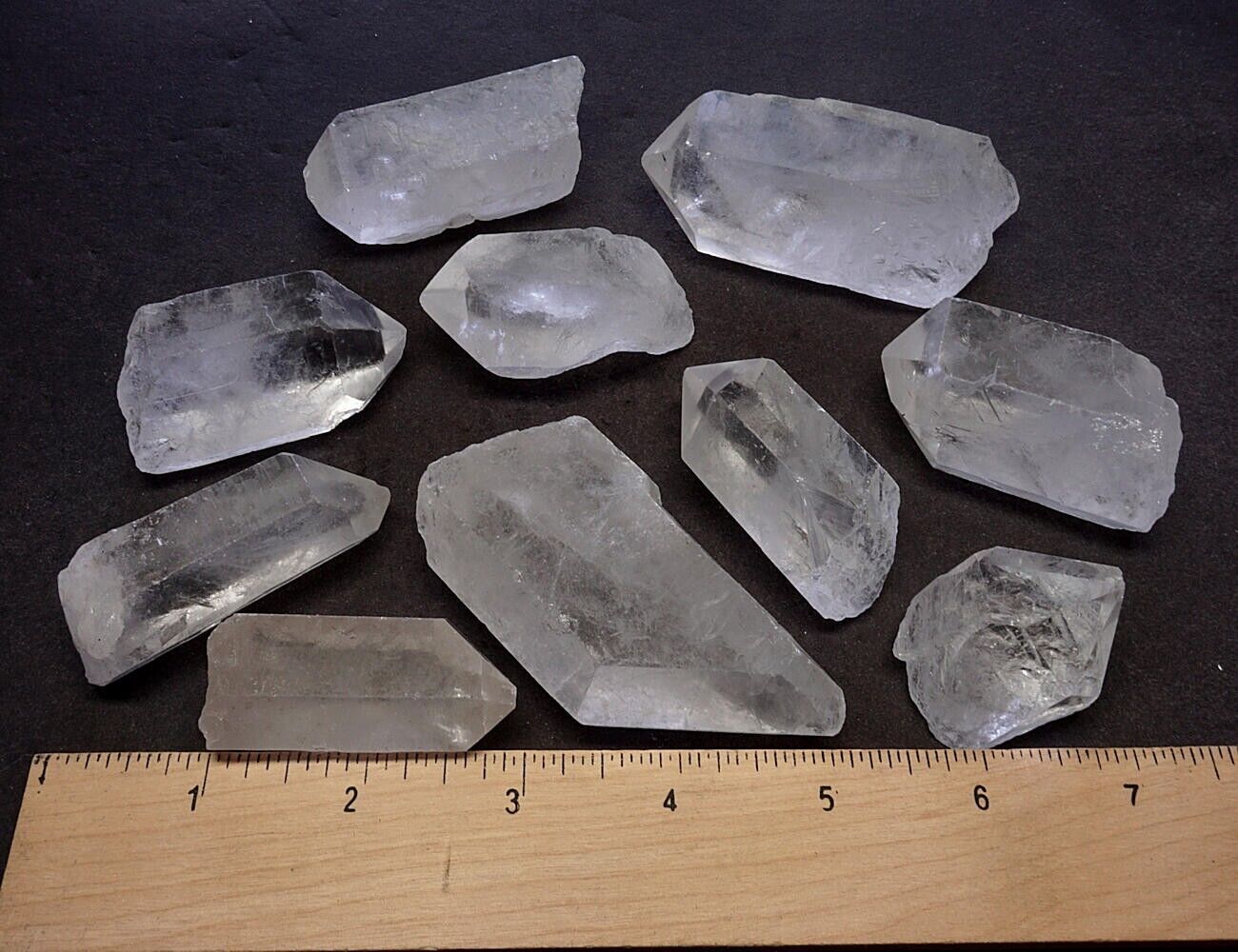 Quartz Crystals 1 Lb Lot Natural Clear Points Mineral Specimens