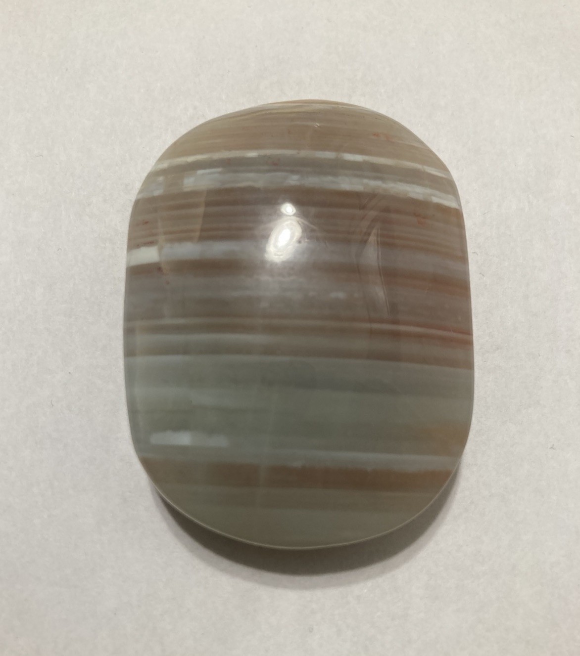 92G Banded Agate Multicolor Crystal Stone Quartz Crystal Large Mineral Specimen
